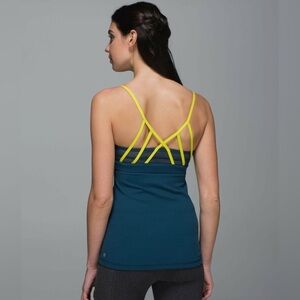 Like New! LULULEMON Just Breathe Deep Teal Tank